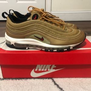 Air max 97 from 2017 Size 10. Metallic gold